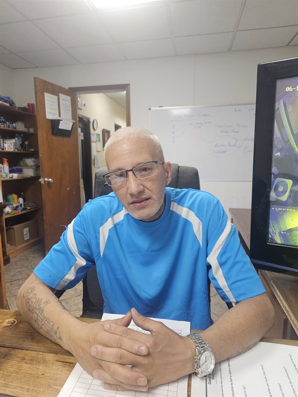 Eric, Thrive graduate and Thrift Store Manager