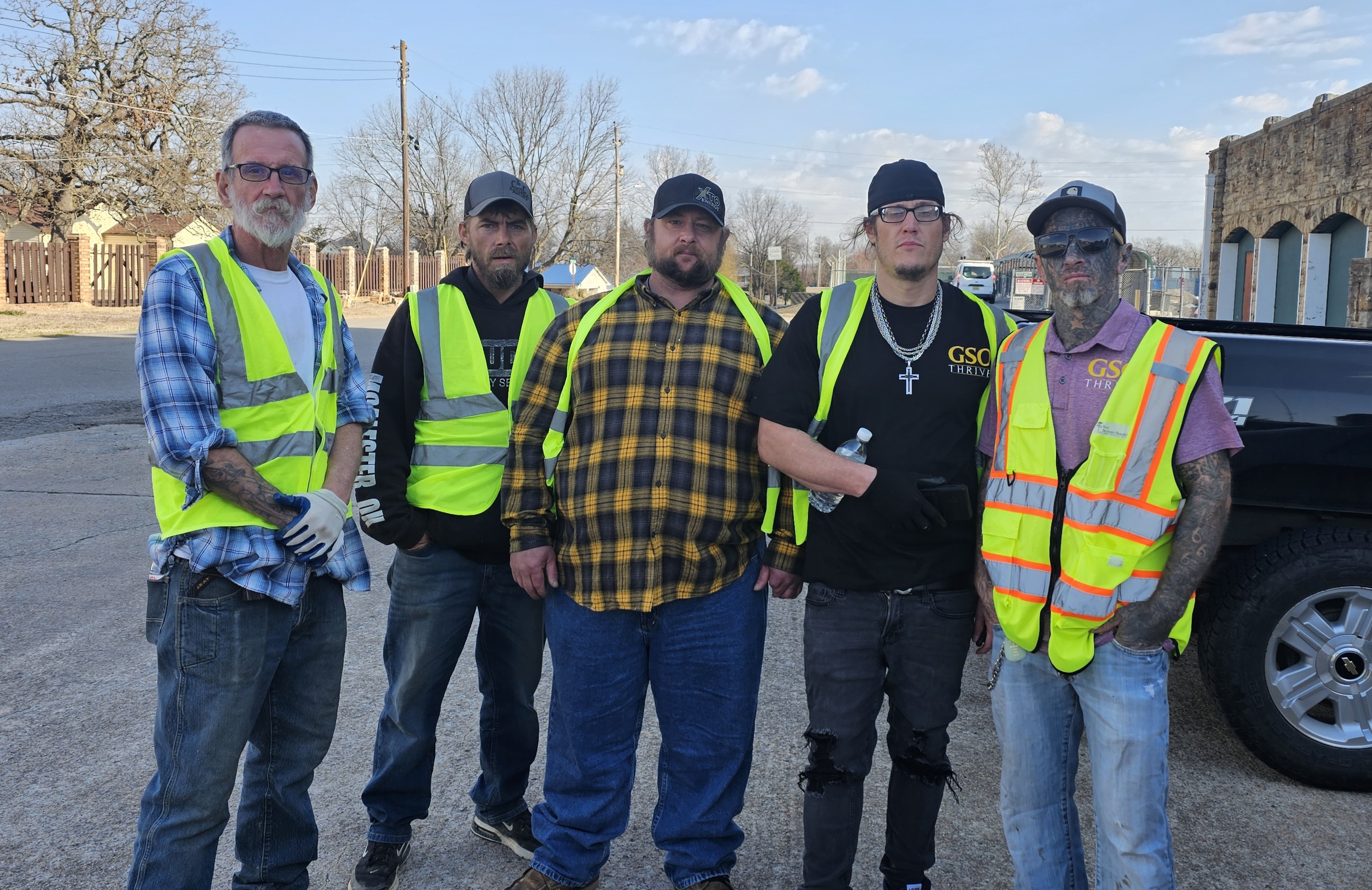 Good Samaritan Outreach men working in the community